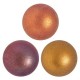 Les perles par Puca® Cabochon 18mm - Yellow gold metallic iris 00030/01620